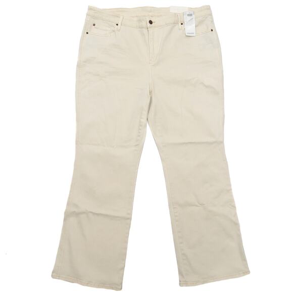Chico's Off-White Define Me Denim Bootcut Jeans Size 20 - Picture 1 of 14